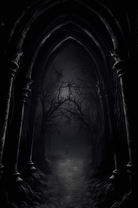 00010-2724284442-_lora_Dark Fantasy_1_Dark Fantasy - Gothic scene with pure black background with a little horror atmosphere black shadows.png